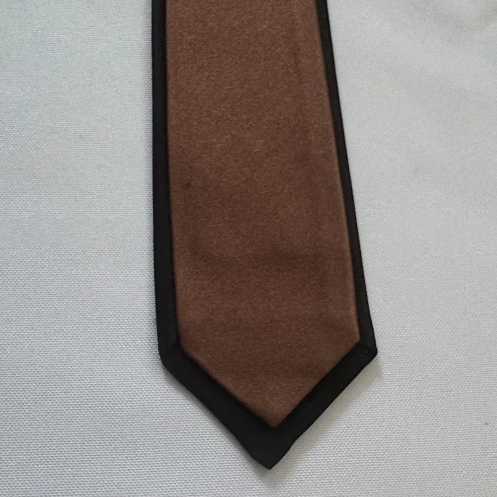 Sophisticated Black and Brown Men's Tie